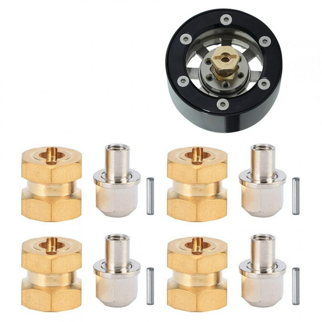 RC Car Brass Combiner, RC Car Combiner, Wear Resistant Brass RC Accessory RC Car Combiner for SCX10 12mm,15mm,17mm