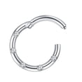 thumbnail image 3 of Pendientes de Moda Sunnimix Rhinestone 16G Plata, 3 of 5