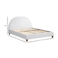 thumbnail image 2 of Ilios Innova | Base de Cama King Size con Cabecera Arco Tapizada en Lino. Diseño Moderno Minimalista en Color Blanco., 2 of 9