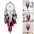 thumbnail image 2 of THHEIC Large Dream Catcher Wall Decor Dream Catchers with Wooden Bead Handmade Feather Dreamcatcher Wall Hanging Ornament for Bedroom Living Room Home Decor, 2 of 8