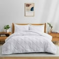 thumbnail image 4 of Peace Nest - Pinch Pleat All Seasons Down Alternative Comforter Set, Multiple Colors, 4 of 10