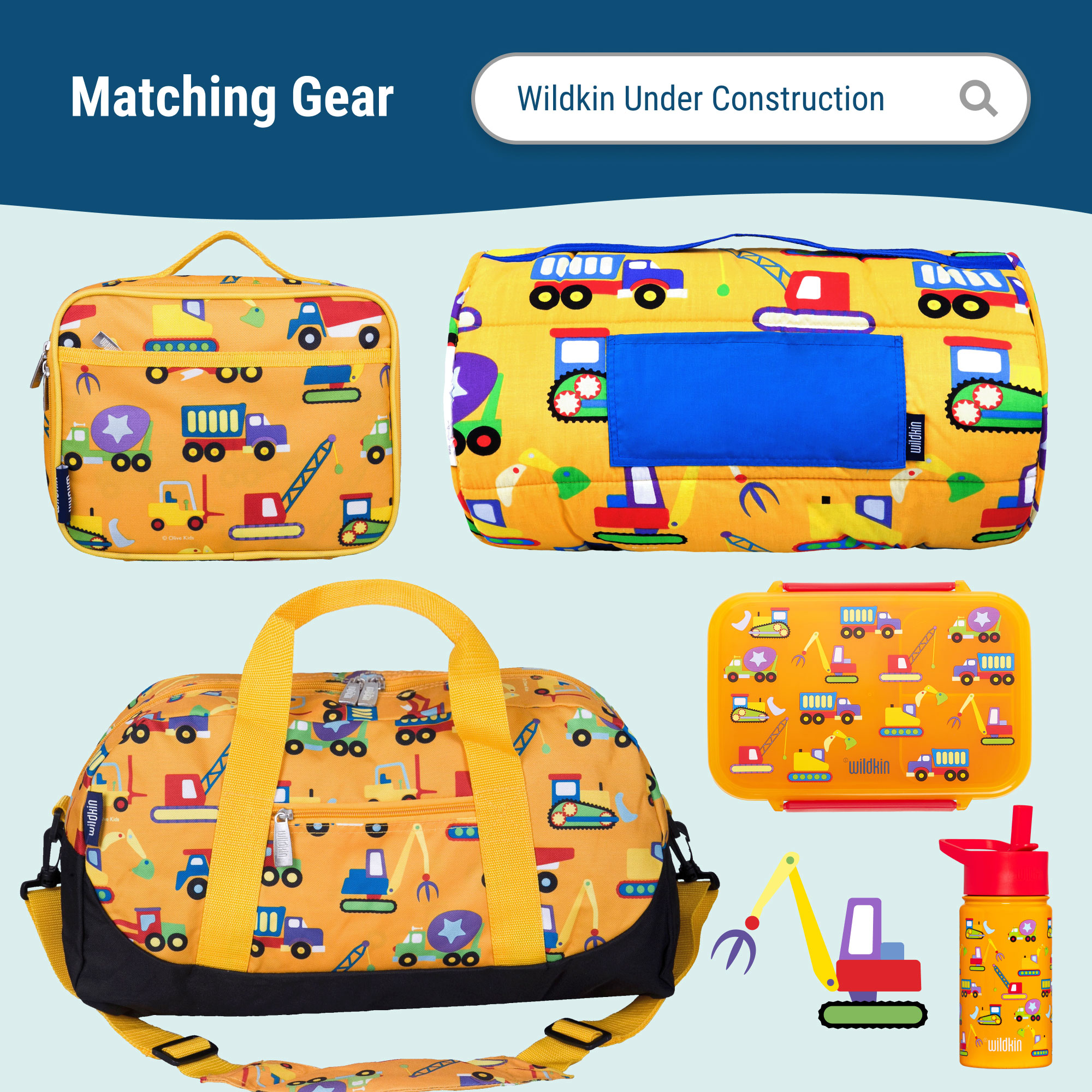 Mochila escolar y de viaje de 15 pulgadas para niños y niñas (amarillo construcción) 7