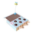 thumbnail image 1 of Whack A Interactive Cat Toy Wooden Puzzle Game For Indoor Feline Entertainment And Intelligence Training, 1 of 5