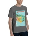 thumbnail image 2 of Bingfone Usa Tourist Map Men'S Loose Fit Short-Sleeve Pocket T-Shirt, 2 of 7
