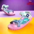 thumbnail image 2 of Sandalias Disney Stitch para niñas, color lila/azul, talla 13.5 US, 2 of 4