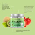 thumbnail image 3 of Toothpaste Tablets Strawberry Kiwi - Chewable Nano-Hydroxyapatite Teeth Cleaning Tablet - No Fluoride, Great for Travel, Zero Waste 62 Count, 3 of 4