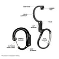 thumbnail image 5 of Gear Aid Heroclip Medium Hybrid Camping Gear Clip - Shades of Gray, 5 of 6