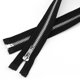thumbnail image 3 of Cremalleras metálicas separables de 30 cm, cremalleras metálicas negras, deslizador de cremallera para chaquetas, 2 piezas, 3 of 4