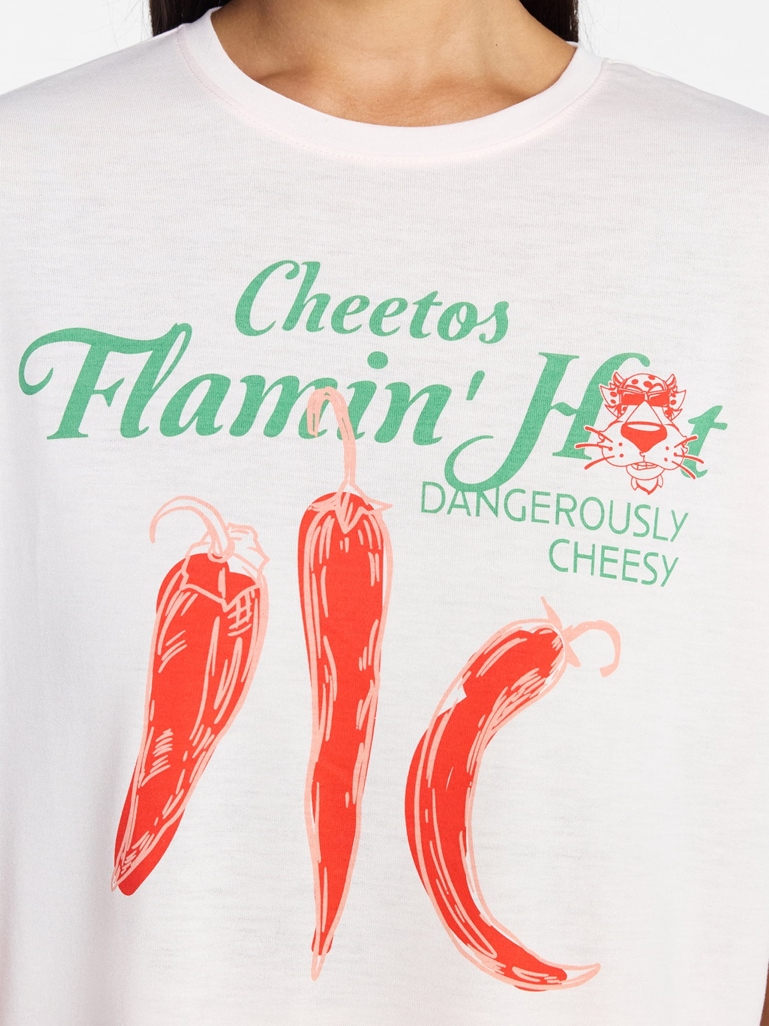 Flaming Hot Cheetos Women's and Women's Plus Sleep Tee and Shorts Pajama Set from Grayson Social, 2-Piece, Sizes XS-3X