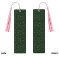 thumbnail image 2 of Kdxio Green Bright Web with Spiders Print Metal Tassel Bookmarks,Perfect Gift for Art Lovers and Bookworms Metal Bookmarks for Women, 2 of 8