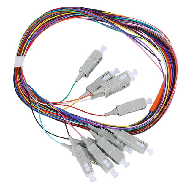 Cable de fibra de coleta multimodo de clase portadora de nivel 12 núcleos Sc UPC 62.5/125 con cubierta de PVC