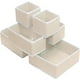 thumbnail image 3 of Simple Houseware Caja de almacenamiento de tela plegable, armario, cómoda, cajón, organizador, cestas para ropa interior, sujetadores, color beige (juego de 6), 3 of 3