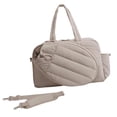 thumbnail image 3 of koolsoo Tennis Bag 35L Lightweight Gifts Spacious Portable Carry on Weekender Duffel Camel, 3 of 9