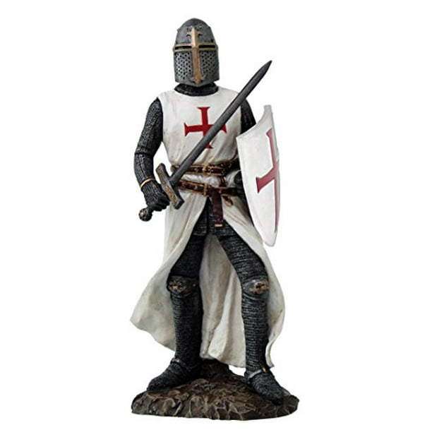 crusader knight figurine