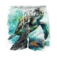 thumbnail image 5 of Miqool Big and Tall Mens Swim Trunks Quick Dry Board Shorts Hawaiian Swim Shorts Bathing Suit Beach Swimwear with Pockets, 5 of 6