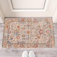 thumbnail image 2 of Retro Door Mat, 17 X 30 Inch Bohemian Light Pink Patterned Carpet Welcome Doormat Decorative Home Floor Mat, Non Slip Rubber Back and Strong Water Absorption for Outdoor Indoor Entrance Decor, 2 of 6