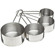 Adcraft DMC-4 4 Piece Stainless Steel Deluxe Measuring Cup Set
