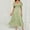 Green, variant on Off The Shoulder Dresses for Women 2024 Summer Puff Sleeve Smocked Tiered Flowy A Line Beach Party Midi Dress