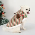 thumbnail image 5 of Blueek Medium and Large Dogs Christmas Pet Clothes Costumes Elk Striped Warm Cat Pet Clothes, 5 of 9