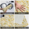 thumbnail image 4 of Vsdgher Cute Sunflower print Flannel Anti-Slip Floor Mat Comfort Mat Floor Carpet for Decor, Non-Slip, Home, Office, Laundry, Durable, 4 of 5