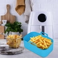 thumbnail image 7 of 1/2 Pack Rectangle Air Fryer Silicone Pots, Reusable Silicone Air Fryer Basket, Food Safe Air Fryers Oven Accessories, Replacement Of Parchment Paper, 7 of 7