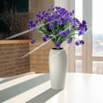 thumbnail image 4 of Nomeni 12.6” Artificial Plastic Purple Daffodils Outdoor Bouquet, 4 of 7