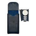 thumbnail image 3 of Portable Travel Watch Case Roll Single Slot Wristwatch Box Storage PU Leather Navy Blue, 3 of 8