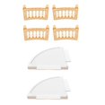 thumbnail image 2 of Rushawy Dollhouse Building Accessory Play House Supplies Develops Fine Motor Skills Kids Balcony, 2 of 7