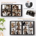 thumbnail image 4 of HeariCro Vegan Leather 4x23 Photo Album with Display Window Memory Book Family Wedding Gift, 4 of 7