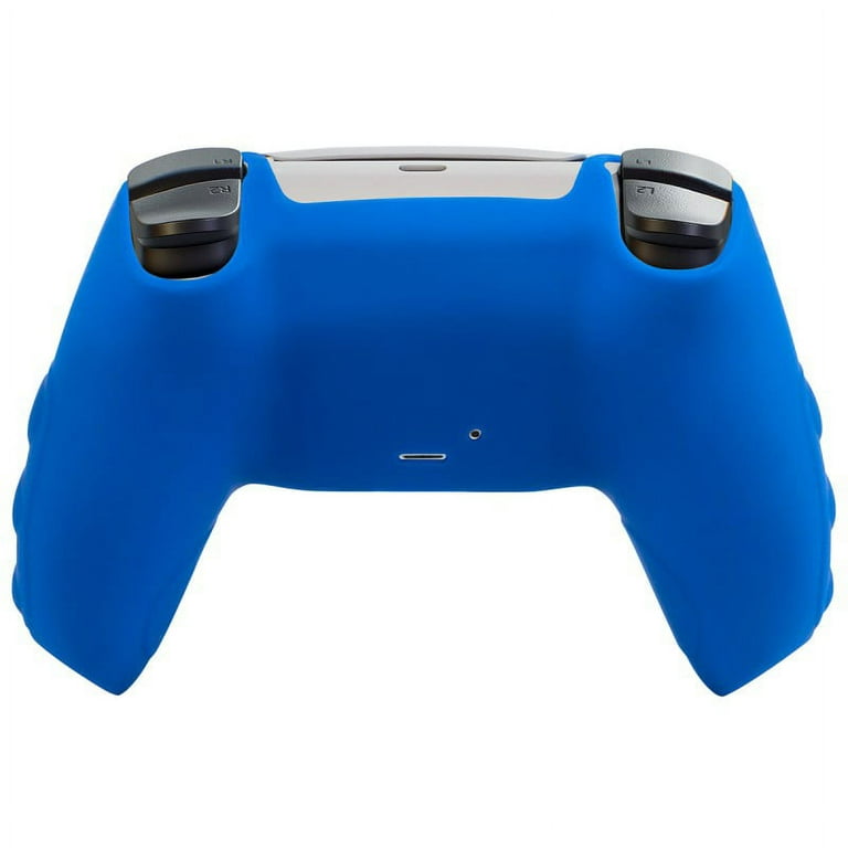 Kit 2 Capa Protetora Controle Ps5 Gamepad Silicone Azul