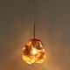 thumbnail image 3 of Lámpara de araña de hielo de Lava nórdica INS, luz de mesita de noche de cristal Popular, lámpara colgante creativa para interiores, sala de estar, comedor, Bar, cafetería, cocina, 3 of 4