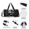 thumbnail image 4 of Pofeuu Chained Skull Artwork Print Travel Duffel Bag,Sports Tote Gym Bag,Shoulder Weekender Overnight Bag for Women Gym Bag, 4 of 6
