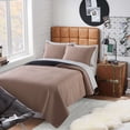 thumbnail image 4 of Campus Comforts by New Sega Home 3-Piece Pinsonic Quilt Set, Jake, Tan, Full/Queen, 4 of 8