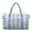 Blue Bow Pattern, variant on Pzuqiu Large Quilted Weekender Bag for Women Tropical Pattern Puffer Travel Duffle Tote Carry-On Overnight Bag for Weekend Trips Gym Airplane Travel with Luggage Sleeve