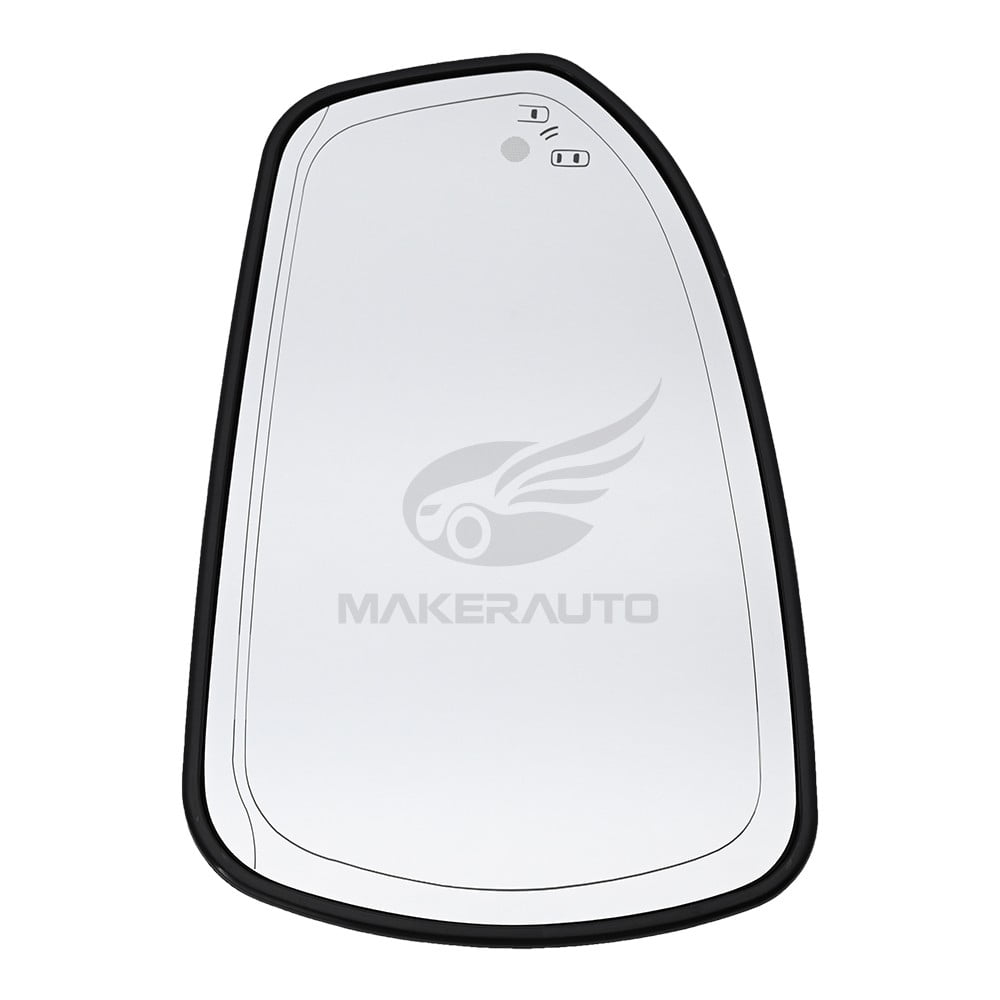 1 Pc Driver Side Mirror Glass Heated With Blind Spot Detection For 2013-2021 Ford Fusion USA