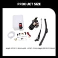 thumbnail image 3 of vortess Complete Windshield Wiper Motor Kit Universal 12V Electric Wiper Blade Arm Water, 3 of 9