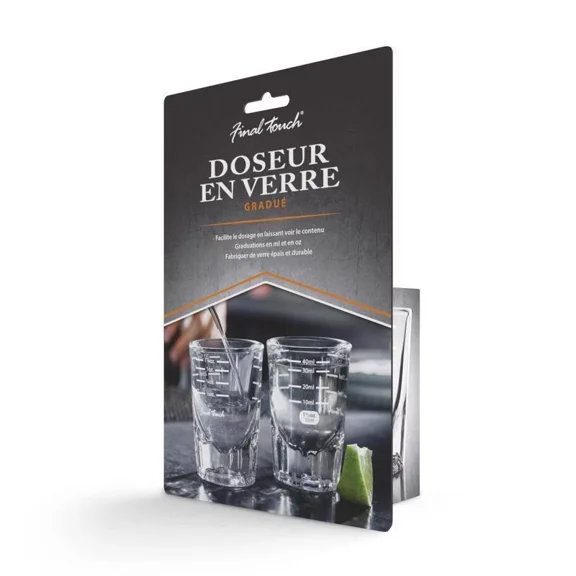 Zyler - Final Touch 1.5 Oz Clear Glass Shot Glass