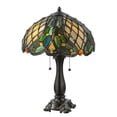 thumbnail image 2 of Meyda Tiffany 139420 Capolavoro 2 Light 23" Tall Hand-Crafted Table Lamp - MultiColor, 2 of 2
