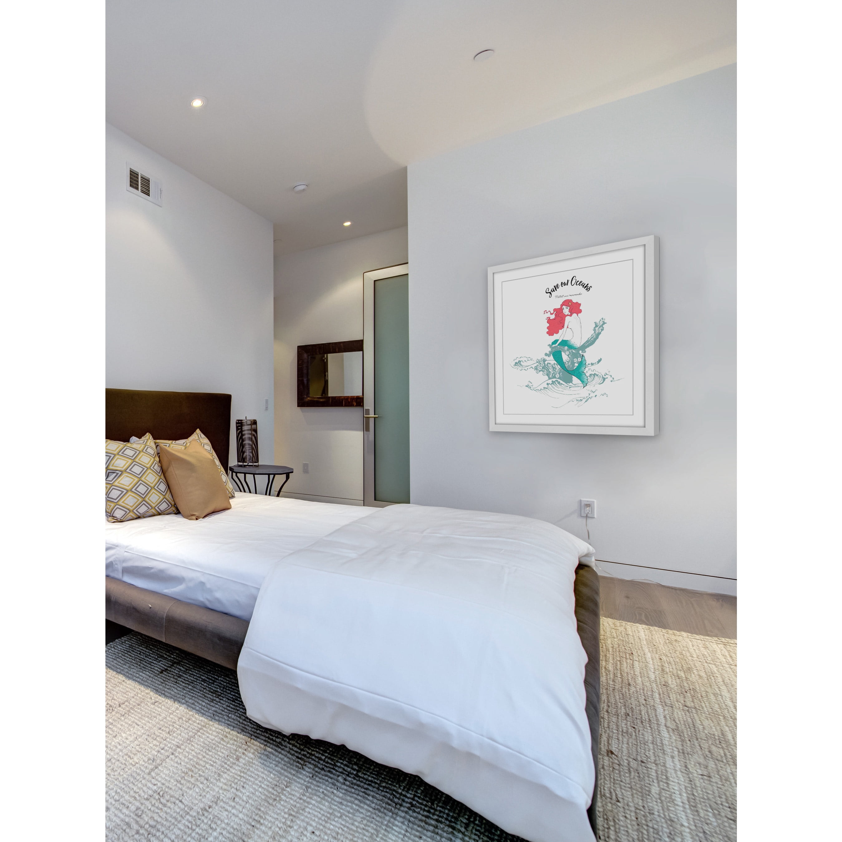 "Save Our Oceans" Framed Painting Print