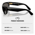 thumbnail image 5 of Ray-Ban RB2289 MEGA BALORAMA BLACKED OUT COLLECTION Square-Round Shape Sunglasses with Official Eyewear Kit Bundle, 5 of 7
