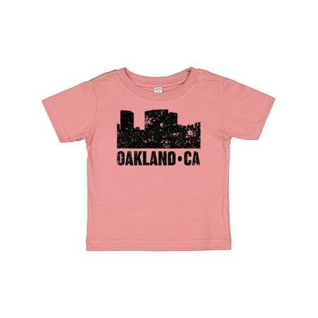

Inktastic Oakland California Skyline with Grunge Gift Baby Boy or Baby Girl T-Shirt
