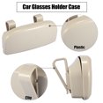 thumbnail image 3 of Unique Bargains Car Sunglasses Holders Sun Visor with Two Clips Storage Box Plastic Gray, 3 of 8