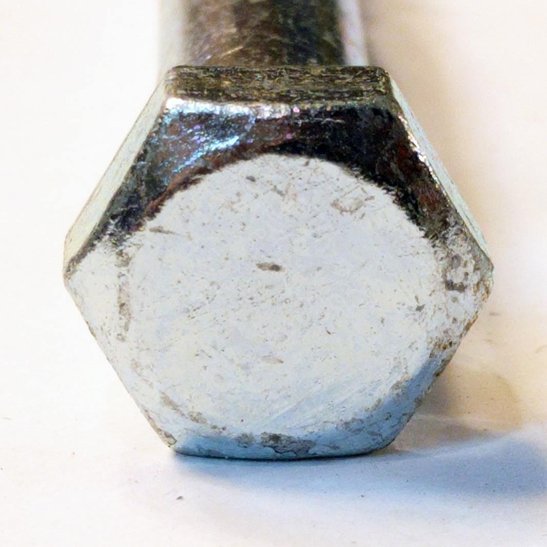 (25) 1/2" x 10" Lag Screws White Zinc