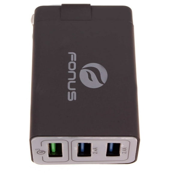 34W Home Charger for Moto G Stylus (2022) Phone - 6.8Amp 3-Port USB One Fast Port Travel Wall Power Adapter Compatible With Motorola Moto G Stylus (2022)