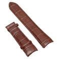 thumbnail image 3 of Leather Watch Straps, 23mm Leather Wristwatch Straps Embossed  Stainless Steel Buckle Soft Brown  For Watch Repair For Man, 3 of 8