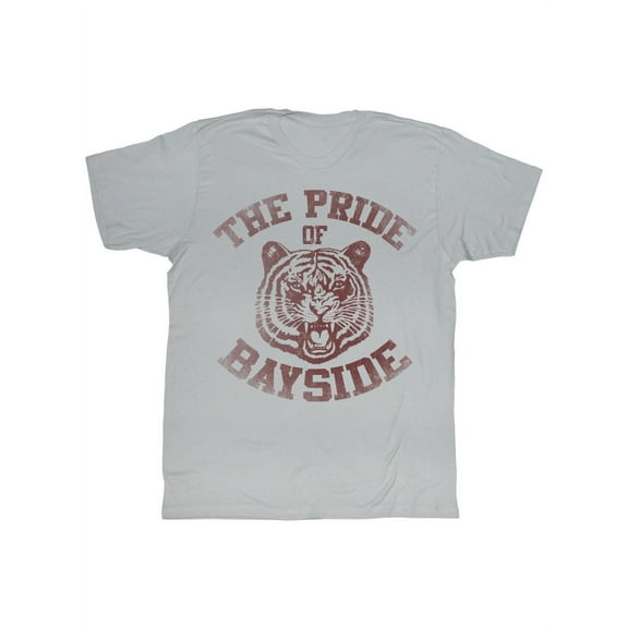 Saved By The Bell Bayside Fade Gray Heather Adult T-Shirt 3Xl