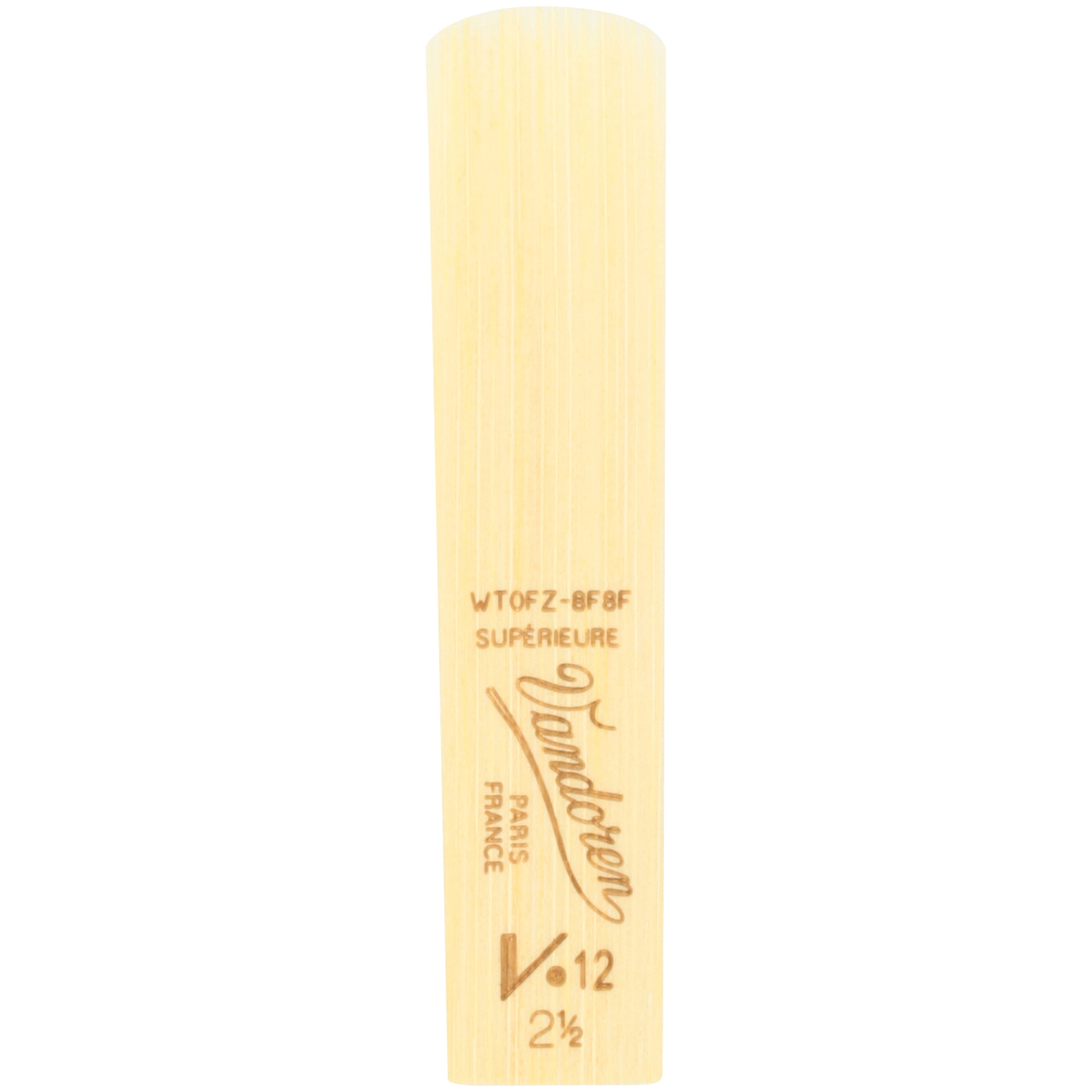 Vandoren Alto Sax V.12 Reeds Strength #2.5; Box of 10