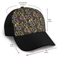 thumbnail image 2 of Yiaed Daisies Flowers Print Baseball Cap Dad Hat Polo Style Plain Blank Adjustable Size, 2 of 5