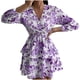 thumbnail image 1 of Vestidos para mujer Vestidos de otoño Moda Otoño Impresión Causal Cuello en V Cuasal Manga larga Jersey Cómodo Vestido Odeerbi  ODB-5, 1 of 9