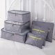 thumbnail image 1 of DEKAXID - Juego de 6 cubos de embalaje de viaje, organizador portátil de malla para ropa, maleta, equipaje, bolsa de almacenamiento para ropa interior, 1 of 6